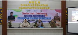 Perkuat Jejaring Puskesmas, Dinkes Kampar Fokus Integrasi Data Pelayanan Kesehatan