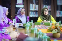 Perkuat Pemberdayaan Perempuan, Misharti Bangun Sinergi Pusdatin Puanri Kampar-Riau