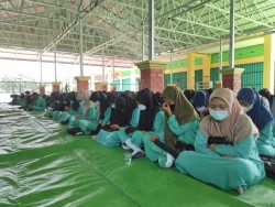 Persiapan Menghadapi Ujian, Siswa SMK Muhammadiyah 3 Pekanbaru Gelar Kegiatan Muhasabah BIMTAQ