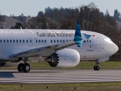 Pesawat Garuda Rute Aceh-Jeddah Mendarat Darurat di Sri Lanka