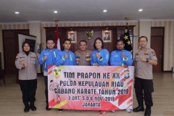 Polda Kepri Kirim Karateka dan Pelatih ke Pra Kualifikasi PON