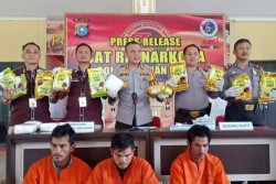 Polres Rohil Gagalkan Penyelundupan 15 Kg Sabu dari Cina