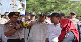 Polres Tanjungpinang Gelar Simulasi Pengamanan TPS