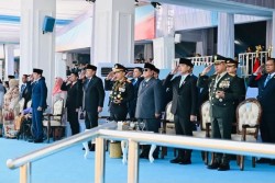 Presiden Prabowo Pimpin Upacara Peringatan Ke-80 Hari Bhayangkara