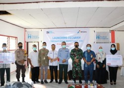 PT. Pertamina Terminal Sei Siak Gandeng Human Initiative Salurkan CSR di Tanjung Rhu dan Limbungan