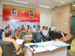 Rakor Dengan Mendagri, Dr. Kamsol: Pasokan Pangan Untuk Kampar Aman, Cukup dan Terkendali