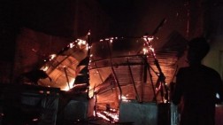 Rumah Pensiunan TNI di Lambheu Keutapang Terbakar