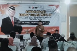 Saat Sosialisasi Empat Pilar, Syahrul Aidi Maazat Inisiasi Revisi UU Penanganan Fakir Miskin