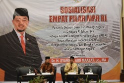 Saat Sosialisasi Empat Pilar, Syahrul Aidi Maazat Sebut Peran Ulama Besar dalam Menjaga NKRI