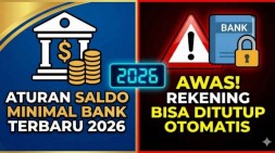 Saldo Minimum Bank per Mei 2026, Mandiri, BRI, dan BNI: Jangan Sampai Rekening Tidak Aktif!