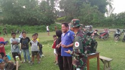 Satgas TMMD ke-106 Kodim 0309/Solok Goro dan Bakti Kesehatan Bersama