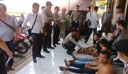 Satreskrim Polres Tanah Datar Ciduk Dua Pelaku Curanmor dan 3 Penadah, 9 Sepeda Motor Jadi BB