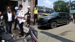 Sembarangan Bikin Macet di Jalan Veteran