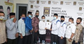 Serahkan SK, PKS Resmi Usung Edi Sepen - Zainal Abidin di Pilkada Dumai 2020
