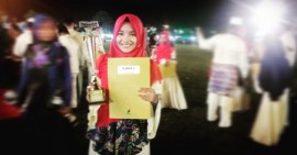 Siswi MAS Alampanjang Raih Juara I Cabang Qiraat Murattal Remaja Pada MTQ Tingkat Kota Pekanbaru