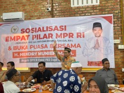 Sosialisasi Empat Pilar di Marpoyan Damai, Hendry Munief Dorong Warga Aktif Sampaikan Aspirasi