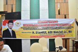 Syahrul Aidi Sosialisasikan Empat Pilar di Hadapan Masyarakat Seberida Inhu