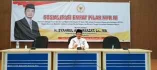 Syahrul Aidi Sosialisasikan Empat Pilar Negara di Kampung Halamannya