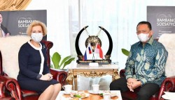 Terima Duta Besar Rusia, Ketua MPR RI Bamsoet Dorong Kerja Sama Pengembangan Covid-19