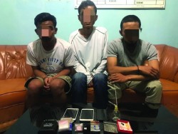 Tiga Pemuda Penyalahgunaan Narkoba di Bukittinggi ini Diciduk Polisi