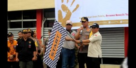 Tim Patroli Money Politik dan Pengawasan Masa Tenang Pemilu di Riau Resmi Dilepas