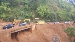 Usai Dilanda Longsor, Jembatan Siduadua Sibaganding Sudah Dapat Dilintasi Satu Arah