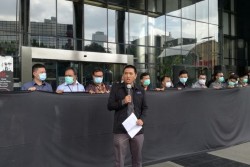 Wadah Pegawai KPK Gelar Aksi Solidaritas Rekan Mereka yang Dianiaya