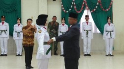 Wakil Bupati Kukuhkan 35 Anggota Paskibraka Bireuen, Ini Nama dan Asal Sekolah