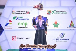Wakil Bupati Misharti Buka Liga Champions Se-Tapung Raya, 14 Tim Berebut Gelar Juara