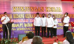 Wako Rudi Dampingi Menko Luhut Binsar Resmikan Pabrik Pengolahan Limbah di Barelang