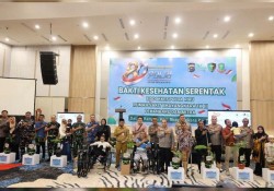 Warga Pekanbaru Manfaatkan 14 Layanan Kesehatan Gratis Polda Riau