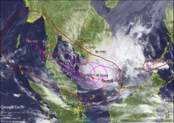 Waspada..! Siklon Tropis Pabuk Landa Laut Cina Selatan, Ini Efeknya ke Sumatera