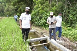 Wujudkan Program Satu Data Satu Peta, Pemkab Kampar Survey ke Sungai Tombang Kampa